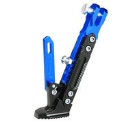 LQXGUK Béquille Latérale de Moto pour Kawasaki Versys/KLE 650, Réglable Alliage D'aluminium Support Bequille Laterale Moto Support Roue Arrière,Blue