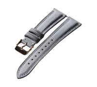 LQXHZ Bandeau En Tissu Oxford Fait Main Avec Bracelet En Cuir De Vache, Chaîne De Montre For Homme De Style Rétro À Dégagement Rapide 18 19 20 22 Mm(A rose gold Buckle,18mm)