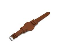 LQXHZ Bracelet à manchette en cuir de 20 mm à la main rétro 22mm 22mm Bracelet bracelet jaune bleu noir bleu vert(Brown-1,20mm)