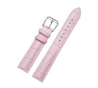 LQXHZ Bracelet De Montre De Rechange En Cuir De Bambou For Femmes Et Hommes, 14 Mm, 16 Mm, 18 Mm, 20 Mm, 22 Mm, 24 Mm, Accessoires(Pink,18mm)