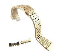 LQXHZ Bracelet De Montre En Acier Inoxydable Massif 316L Avec Fermoir Papillon, 16 Mm, 18 Mm, 19 Mm, 20 Mm, 21 Mm, 22 Mm, Accessoires(Rose Gold,18mm)