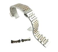 LQXHZ Bracelet De Montre En Acier Inoxydable Massif 316L Avec Fermoir Papillon, 16 Mm, 18 Mm, 19 Mm, 20 Mm, 21 Mm, 22 Mm, Accessoires(Silver Rose Gold,16mm)