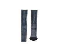 LQXHZ Bracelet de montre en cuir de vache de 20/22/24 mm compatible avec la série TAG HEUER MONACO pour homme, bracelet de qualité souple compatible avec bracelet TAG HEUER, 24mm