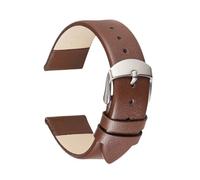 LQXHZ Bracelet De Montre En Cuir De Veau Souple Et Ultra-fin For Femme, 14 Mm, 16 Mm, 18 Mm, 20 Mm, 22 Mm, Rose(Brown,18mm)