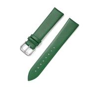 LQXHZ Bracelet De Montre En Cuir Ultra Fin, Souple, Uni, Étanche, 12 Mm, 14 Mm, 16 Mm, 17 Mm, 18 Mm, 19 Mm, 20 Mm, 21 Mm, 22 Mm, Accessoires De Montre(Green,20mm)