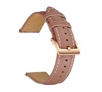 LQXHZ Bracelet De Montre En Cuir Véritable 14 Mm, 16, 18, 20, 22, For Femmes Et Hommes, Vachette, Accessoires For Montres Connectées(Pink,22mm)