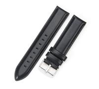 LQXHZ Bracelet De Montre En Cuir Véritable De Qualité For Hommes Et Femmes, 18 Mm, 20 Mm, 22 Mm, 12 Mm, 13 Mm, 14 Mm, 17 Mm, 19 Mm(Black,18mm,Black buckle)