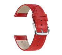 LQXHZ Bracelet De Montre En Cuir Véritable For Homme Et Femme, Taille 12, 13, 14, 15, 16, 17, 18, 19, 20, 21, 22, 23, 24 Mm(Red,13mm)