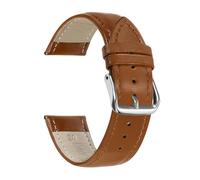 LQXHZ Bracelet De Montre En Cuir Véritable For Homme Et Femme, Taille 12, 13, 14, 15, 16, 17, 18, 19, 20, 21, 22, 23, 24 Mm(LBrown,13mm)
