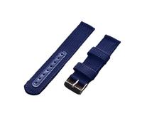 LQXHZ Bracelet De Montre En Nylon Et Cuir 18 Mm, 20 Mm, 22 Mm, 24 Mm, Bracelet De Rechange En Tissu, Accessoires For Montres De Sport(Blue,24MM_GOLD)