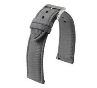LQXHZ Bracelet De Montre En Toile De Voile Imperméable 18 19 20 21 22 24 Mm À Dégagement Rapide, Bracelet Sport En Nylon(Grey,18mm)