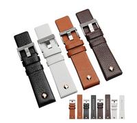 LQXHZ Bracelet De Montre For Homme 22 Mm, 24 Mm, 26 Mm, 28 Mm, 30 Mm, En Cuir Noir, Boucle En Acier Inoxydable, Compatible Avec Les Modèles DZ7271, 7312 Et 7350(Light brown,26mm)