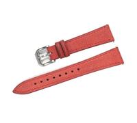 LQXHZ Bracelet De Montre Vintage En Cuir Pleine Fleur Tanné Italien 20 Mm 22, À Dégagement Rapide Et Texture Lin(CORAL RED,22mm)
