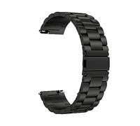 LQXHZ Bracelet En Métal Titane 22mm 20mm 18mm 16mm Bracelet De Montre À Dégagement Rapide For Bracelet Montre Intelligente Remplacement Bracelet Affaires(Black,20mm)