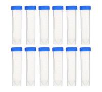 LQXHZ Lot de 50 tubes à centrifuger en plastique avec bouchon spiralé auto-adhésif, coniques, for test de laboratoire, colorant alimentaire, biochimie, biologie moléculaire