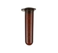 LQXHZ Tube à essai en plastique brun de 5 ml for centrifugeuse avec graduation, bouchon à pression, fond rond, récipient for échantillon, équipement d'analyse en laboratoire