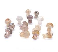 LQYXGS Décoration d'intérieur en Pierre de Cristal 2 0mm Mini Figurine Naturelle Crise DE Cristal Quartz, 0PCS / Ensemble(4)