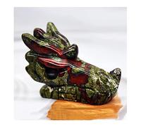 LQYXGS Décoration d'intérieur en Pierre de Cristal 2 "Décoration de crâne Dragon Figurine Naturel Cristaux naturels Et Stones Clear Quartz Améthyste Tiger Eye Statue Reiki(8)
