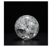 LQYXGS Décoration d'intérieur en Pierre de Cristal 60/8 0 mm Boule de Cristal de Glace fissurée, avec Base, for décoration de la Maison(Only Ball,80mm)