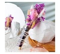LQYXGS Décoration d'intérieur en Pierre de Cristal Améthyste Naturelle Cristal Point Colonne Fleur Rose Quartz Baguette(Amethyst)