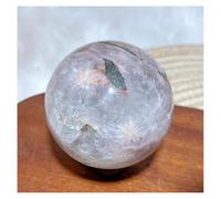 LQYXGS Décoration d'intérieur en Pierre de Cristal Améthyste Rose Naturelle en Forme de Fleur, Agate et sphère Pyrite : décoration intérieure