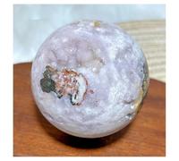 LQYXGS Décoration d'intérieur en Pierre de Cristal Améthyste Rose Naturelle en Forme de Fleur, Agate et sphère Pyrite : décoration intérieure