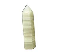 LQYXGS Décoration d'intérieur en Pierre de Cristal Baguette de Colonne tétraédrique en Cristal Calcite Point Quartz Naturel Couleur Claire décor à la Maison(1000g)