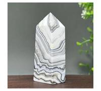 LQYXGS Décoration d'intérieur en Pierre de Cristal Baguette décorative en Calcite à Rayures de Quartz Naturel(73g 69mm)