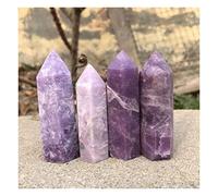 LQYXGS Décoration d'intérieur en Pierre de Cristal Baguette d'énergie de Point de Quartz de Pierre de Cristal de 4pcs for Le décor à la Maison