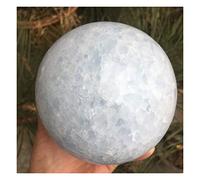 LQYXGS Décoration d'intérieur en Pierre de Cristal Boule de Cristal Quartz Calcite Naturelle 5 à 10 cm(8-8.5cm)