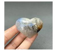 LQYXGS Décoration d'intérieur en Pierre de Cristal Décoration intérieure en Forme de cœur de Palmier en kyanite Bleue Naturelle(41g)