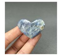 LQYXGS Décoration d'intérieur en Pierre de Cristal Décoration intérieure en Forme de cœur de Palmier en kyanite Bleue Naturelle(27g)