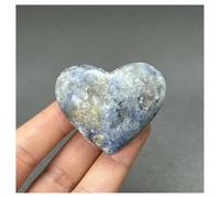 LQYXGS Décoration d'intérieur en Pierre de Cristal Décoration intérieure en Forme de cœur de Palmier en kyanite Bleue Naturelle(46g)