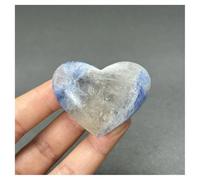 LQYXGS Décoration d'intérieur en Pierre de Cristal Décoration intérieure en Forme de cœur de Palmier en kyanite Bleue Naturelle(39g)