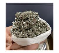 LQYXGS Décoration d'intérieur en Pierre de Cristal Énergie de spécimen de Cristal de Quartz de Pyrite Naturelle(100-150g)