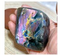 LQYXGS Décoration d'intérieur en Pierre de Cristal Labradorite Violette et Bleue, Cristaux naturels, Formes Libres, décoration intérieure(447g)