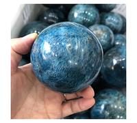 LQYXGS Décoration d'intérieur en Pierre de Cristal Naturel Blue Apatite Ball Sphere Quartz Crystal Minéral(50-60mm)