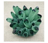 LQYXGS Décoration d'intérieur en Pierre de Cristal Naturel Green Fantôme Phantom Quartz Crystal Stones de Roche et Cristaux Minéral Reiki Spécimen(600-700g)
