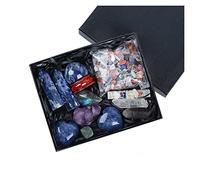 LQYXGS Décoration d'intérieur en Pierre de Cristal Point de Cristal Naturel Pierre Magic Baguette Magique Chakra Collection Reiki Crystal Artisanat avec Cadeaux Box(B)