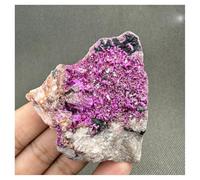 LQYXGS Décoration d'intérieur en Pierre de Cristal Spécimen minéral de Calcite Naturelle, cobaltocalcite et Cristaux Quartz