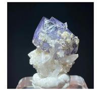 LQYXGS Décoration d'intérieur en Pierre de Cristal Spécimens de Cristaux Fluorite et mica