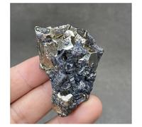 LQYXGS Décoration d'intérieur en Pierre de Cristal Spécimens minéraux de Pyrite polyédrique Naturelle, Cristaux de Quartz(50g 32 * 19 * 48mm)