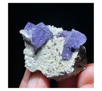 LQYXGS Décoration d'intérieur en Pierre de Cristal Spécimens minéraux naturels de Fluorite, Quartz, Pyrite et mica