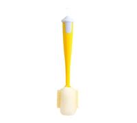 Lqz255 Lqz255 Brosse de nettoyage 5 en 1 à long manche multifonction pour bouteille d'eau amovible Blanc