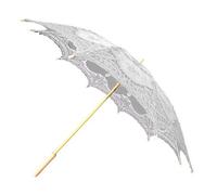 Lqz313 Parasol en dentelle Blanc 76,2 cm, beige, 45X10cm