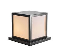LQZCXMF Luminaire Extérieur Européen Lampadaire Carré De Borne De Paysage E26, Lampe De Colonne De Clôture De Cour IP54 Lanterne Pilier Extérieure De 11,8 Po pour La Décoration De Jardin