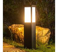 LQZCXMF Luminaire Solaire Moderne Lampadaire Extérieur Vintage en Aluminium Lampe À Capuchon De Colonne De Pont De Clôture À LED Extérieure Lampe À Gazon, Lampadaire, Capuchon De Poteau