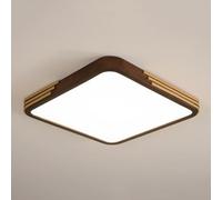 LQZCXMF Luminaires De Plafond Éclairage Rectangulaire Moderne Et Plat Plafonnier LED Facile À Installer Éclairage Décoratif De Couloir En Bois De Chêne Et Acrylique Avec Abat-jour En Acrylique