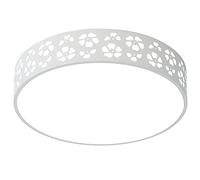 LQZCXMF Plafonnier Circulaire Variateur Trichromatique Rond Éclairage D'appoint À Économie D'énergie Éclairage Latéral Pour Chambre, Salon, Cuisine, Couloir, Bureau, Blanc