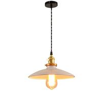 LQZCXMF Plafonnier Industriel Moderne Suspensions À L'ancienne Lampe Suspendue pour Îlot De Cuisine Abat-Jour Suspension Macaron avec Fil De Suspension Réglable pour La Salle À Manger, Le Bar